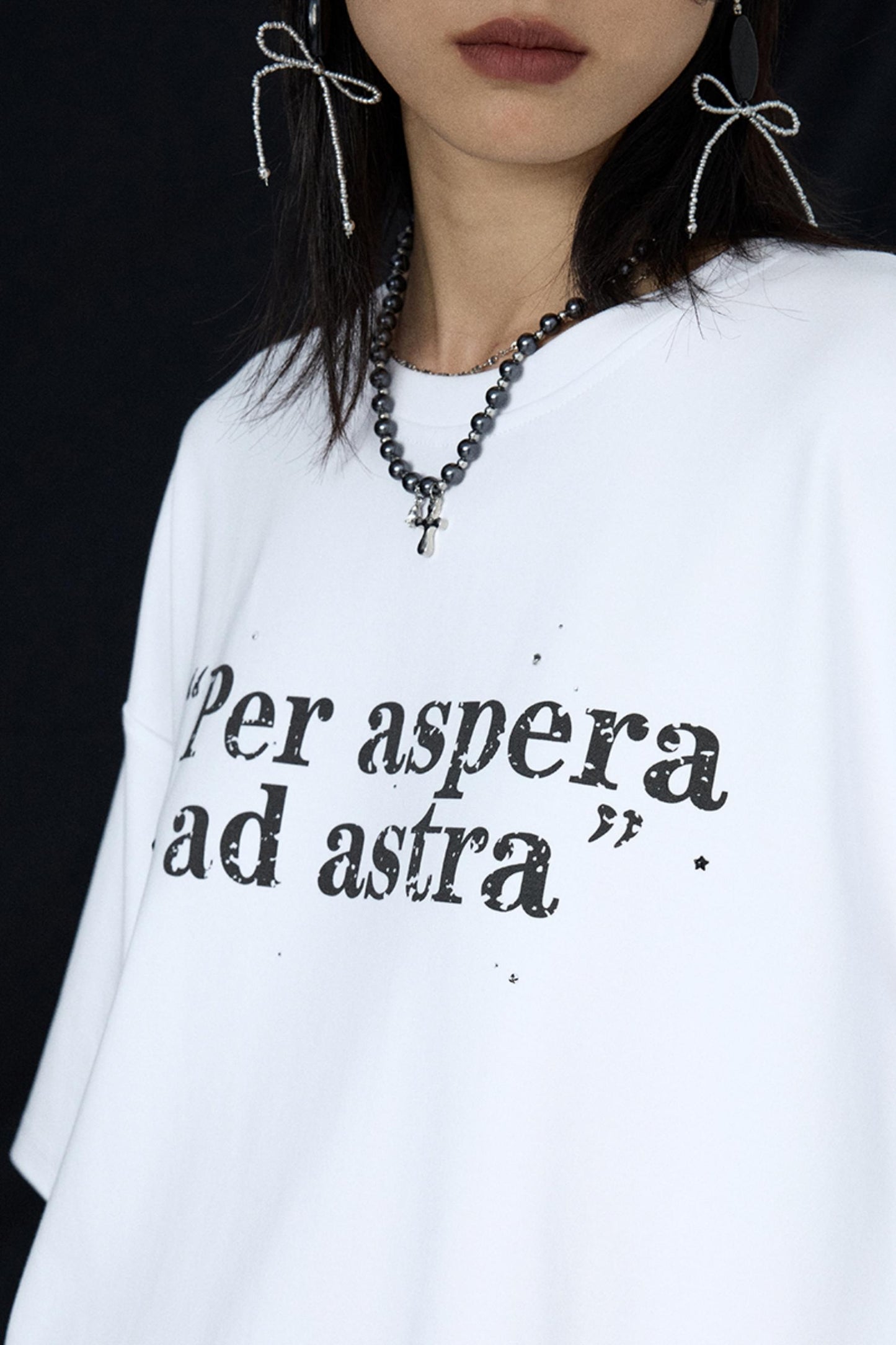 Mottled Chic Slouchy Tee