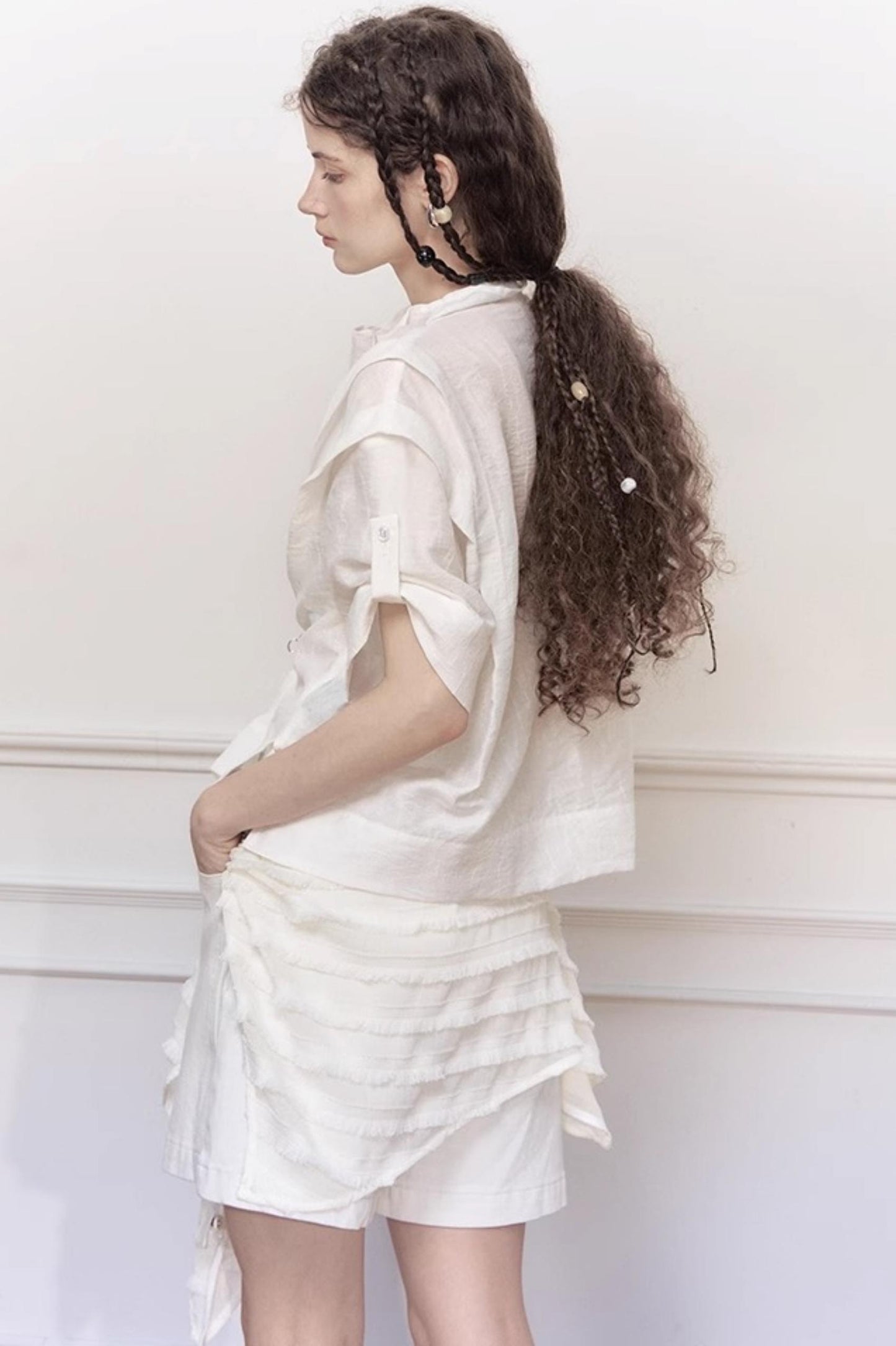 Yuan Beaded Summer Top