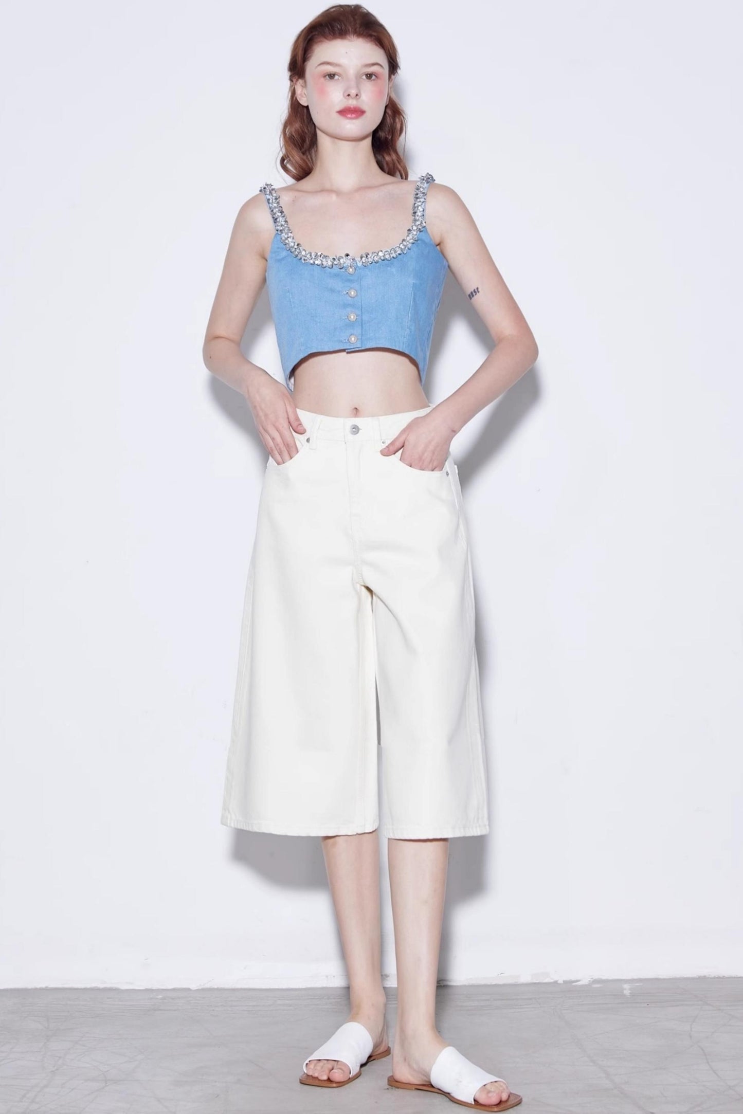 Luxury Denim Undershirt