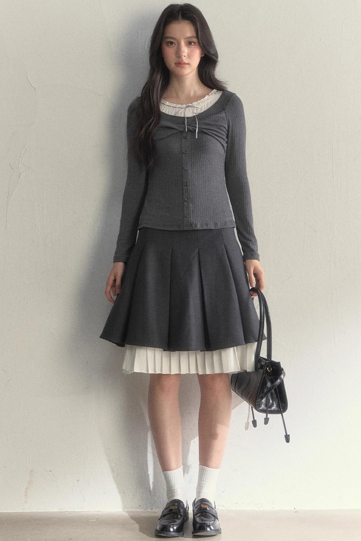 Bow Knot Knitted Top