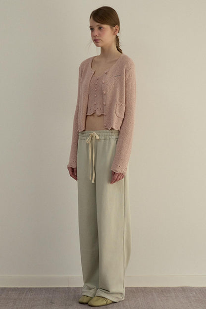 Misty Knit Cardigan Set