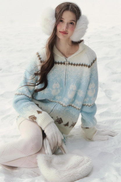 First Snow Nerzjacke und Rock Set