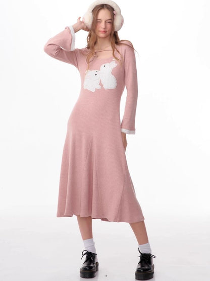 Knit Long Sleeve Bottom Dress