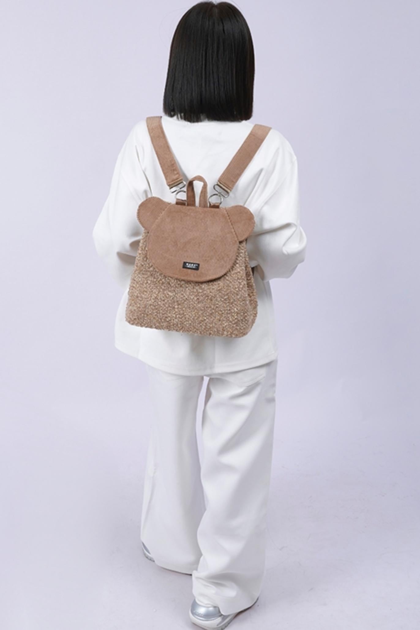 Patchwork Bear Crossbody Bag