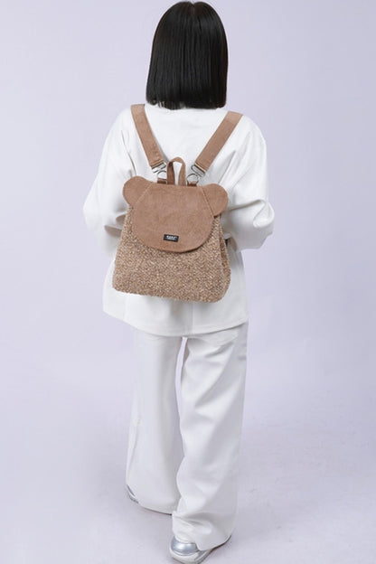 Patchwork Bear Crossbody Bag