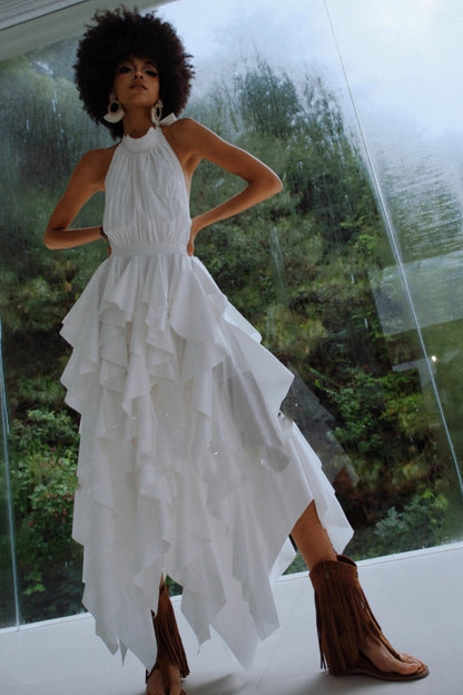 Wild Moonlight Halterneck Dress