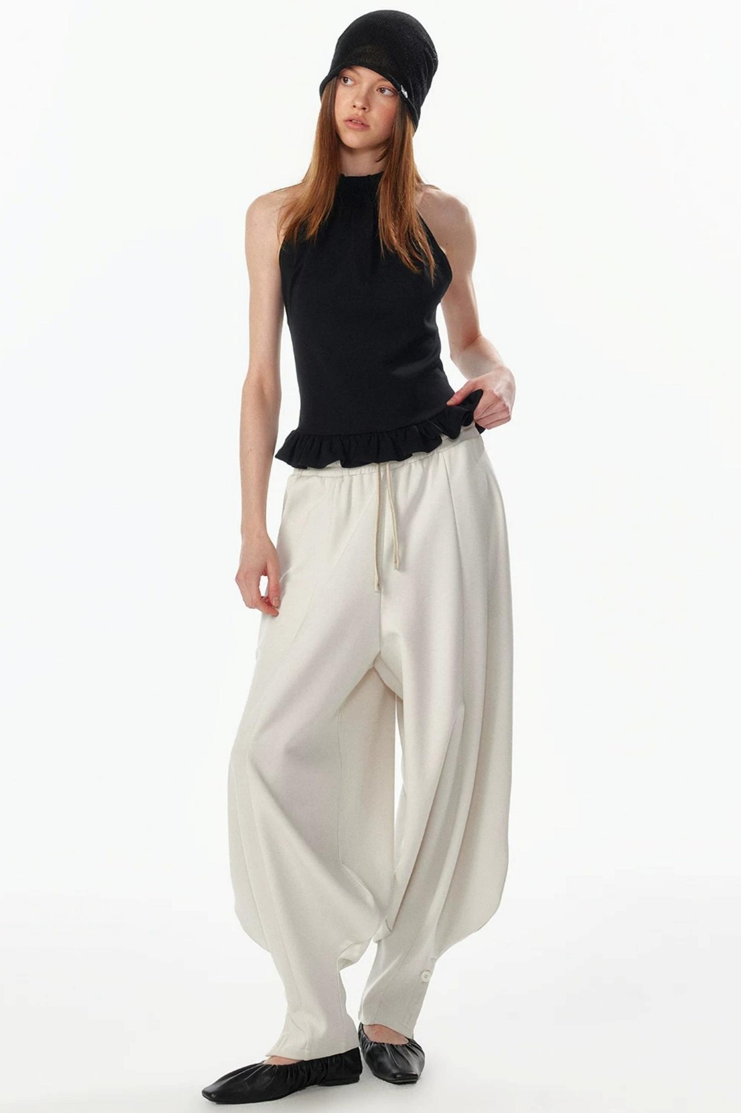Lantern Cut Jogger Pants
