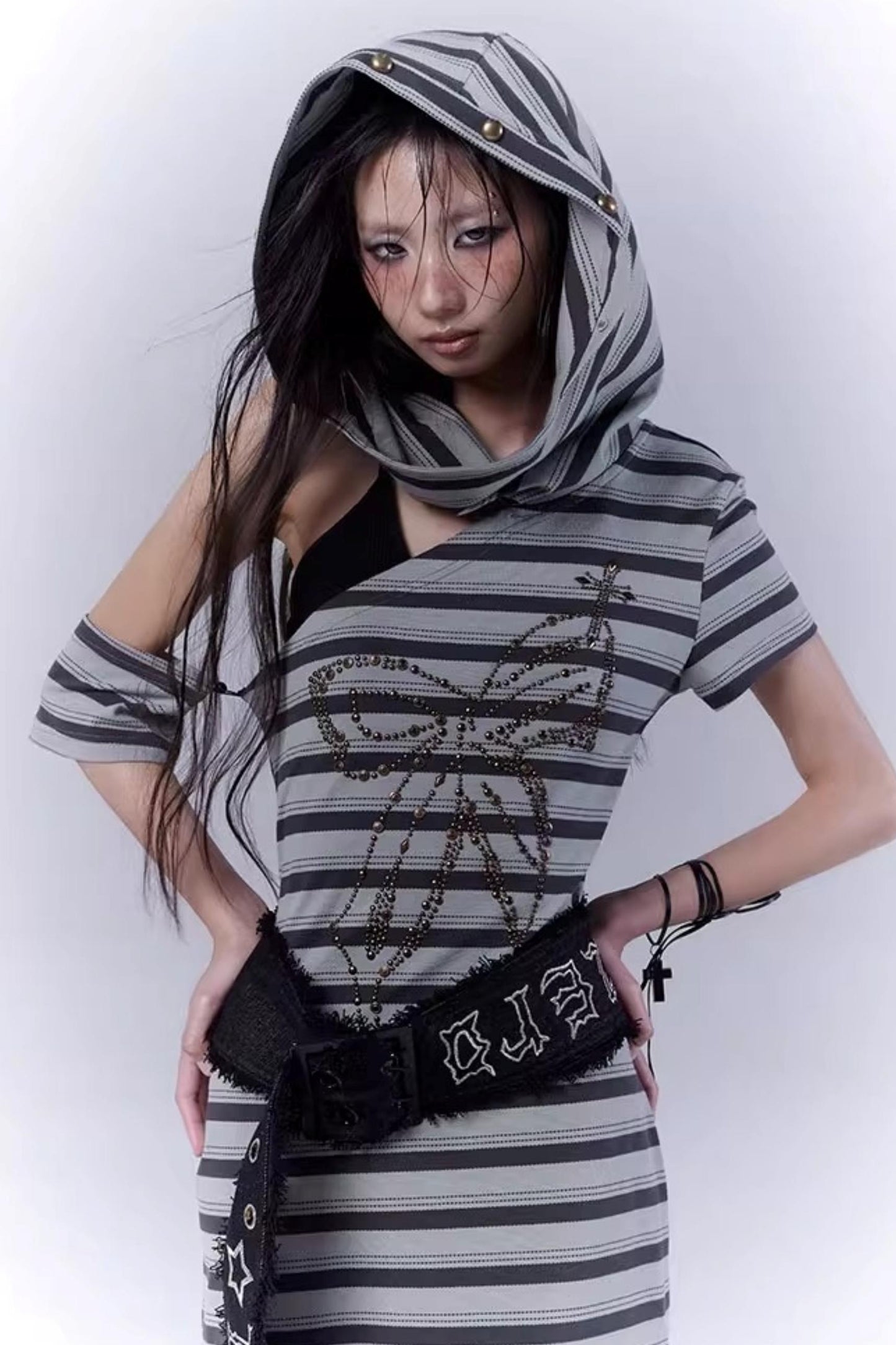 Striped Wasteland Dress Set-Up