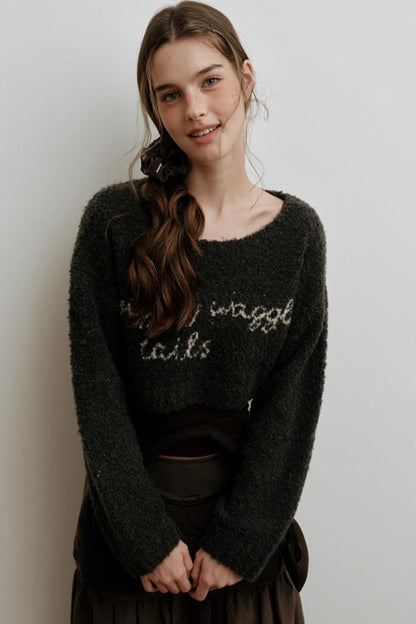 Light Luxury Wool Jacquard Sweater