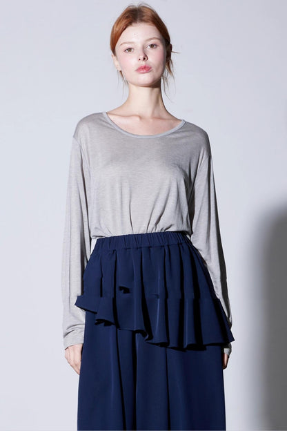 Soft Mulberry Silk Relaxation T-Shirt