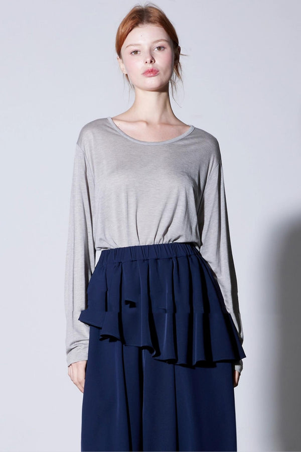 Soft Mulberry Silk Relaxation T-Shirt