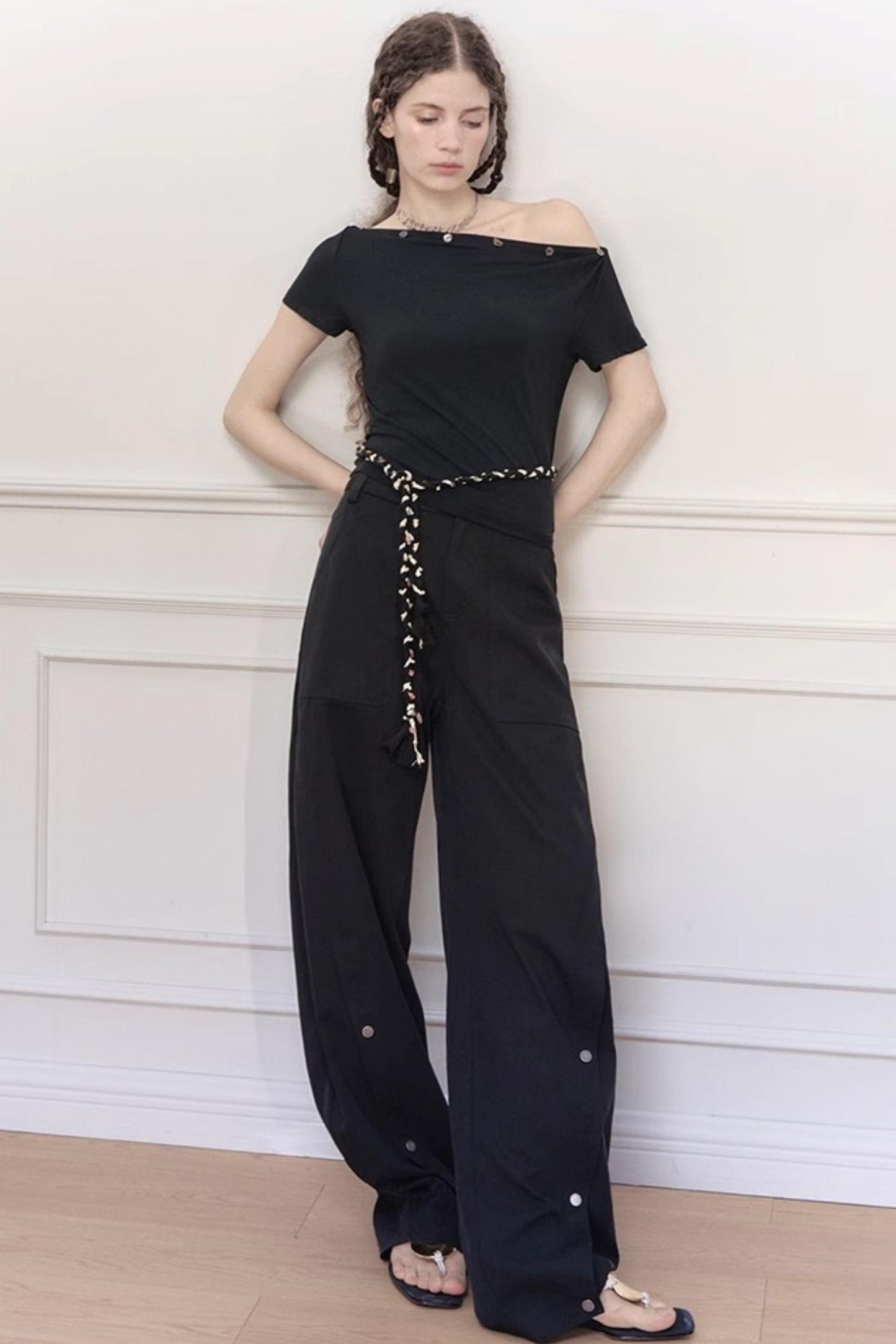 Elegant Wide-Leg Pants