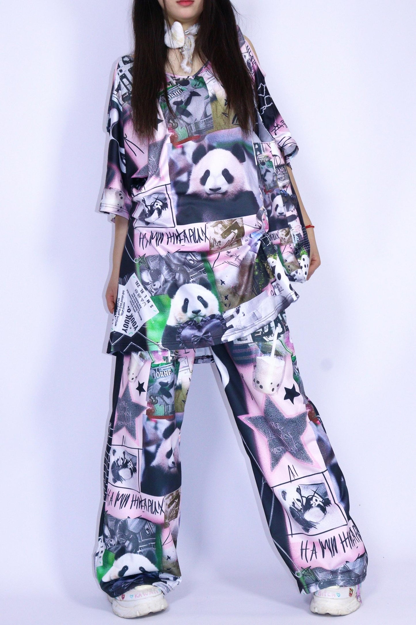 Millennial Retro Off-Shoulder Top