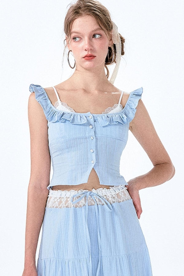 Lace Bustier Ensemble Set-Up