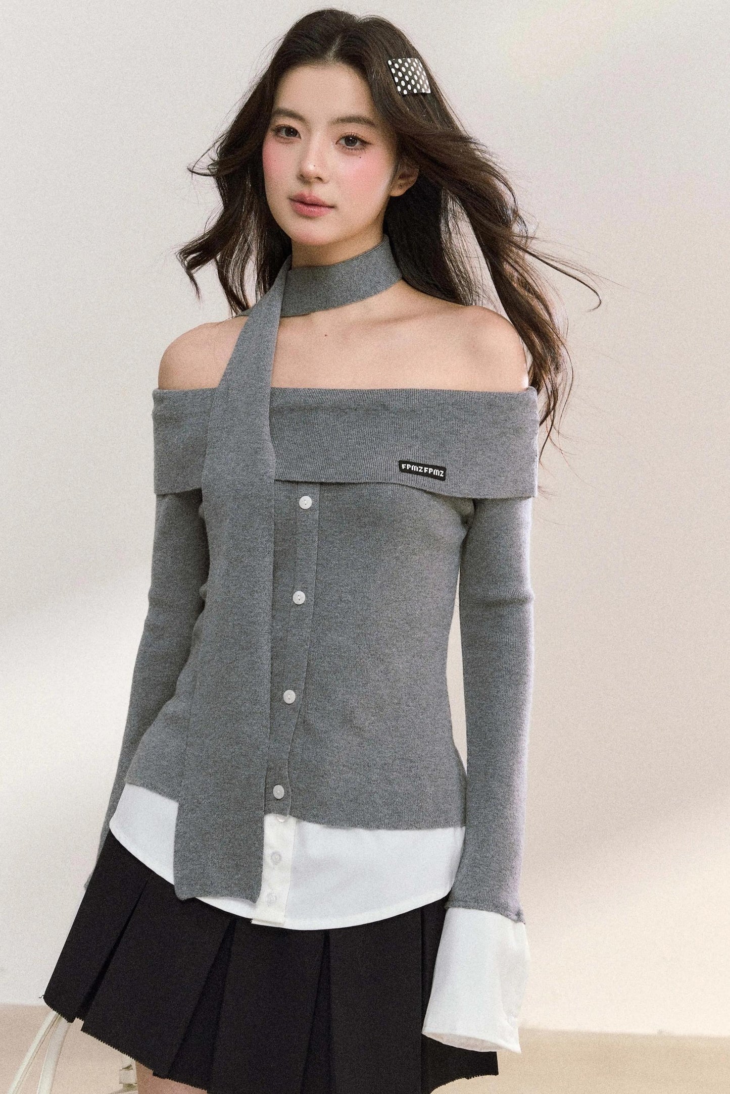 Patchwork Knitwear Sweater