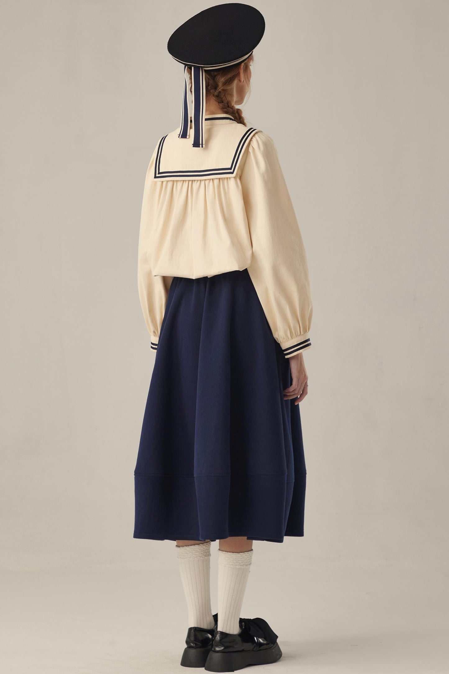 Elegant Floral Midi Skirt