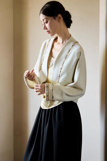 Chinese Cocoon Cardigan Jacket