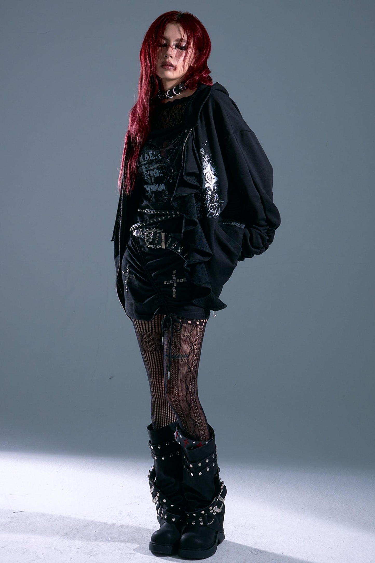 Autumn Hooded Sweatshirt Cardigan