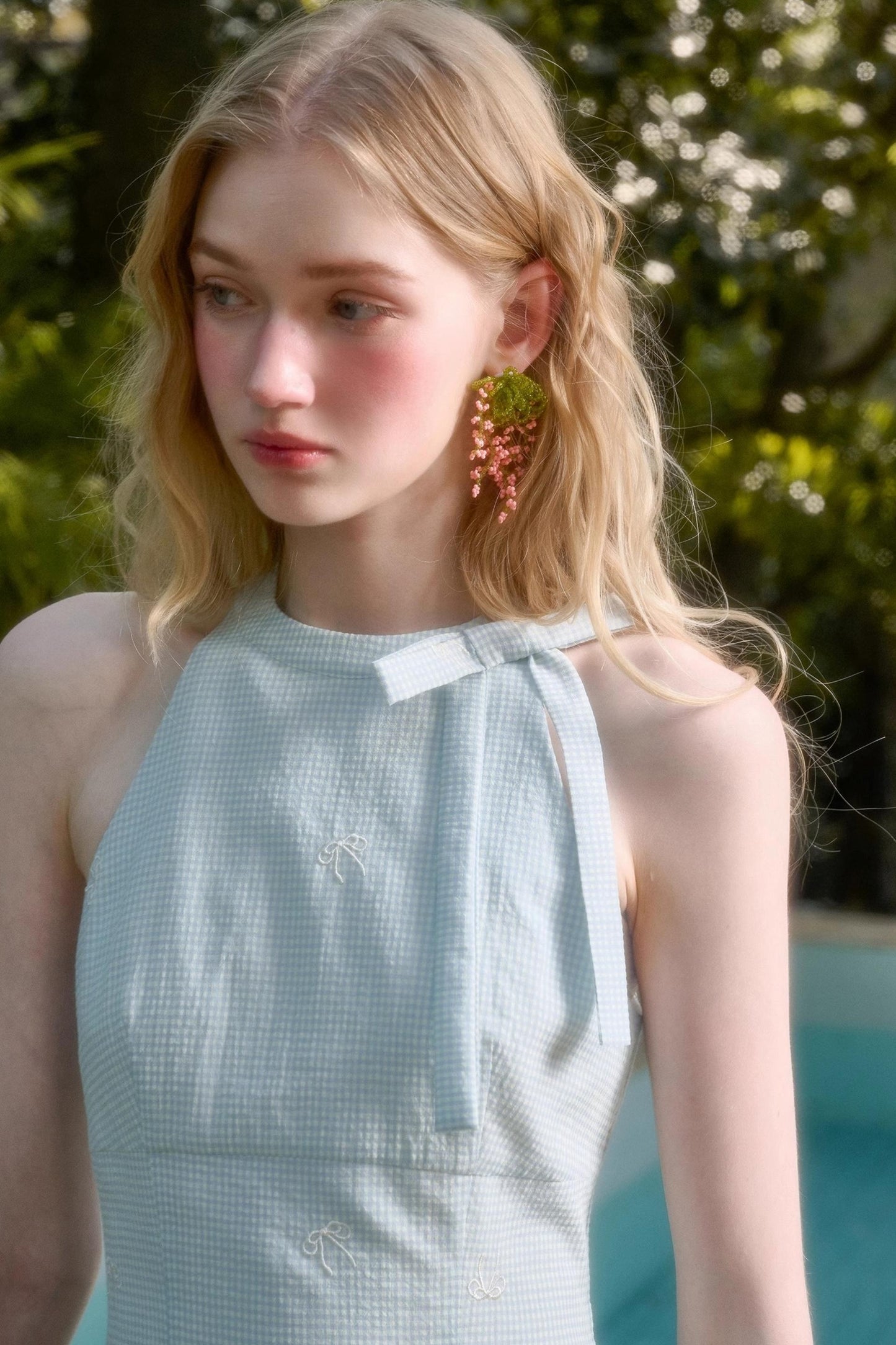 Sea Salt Blue Dress Set