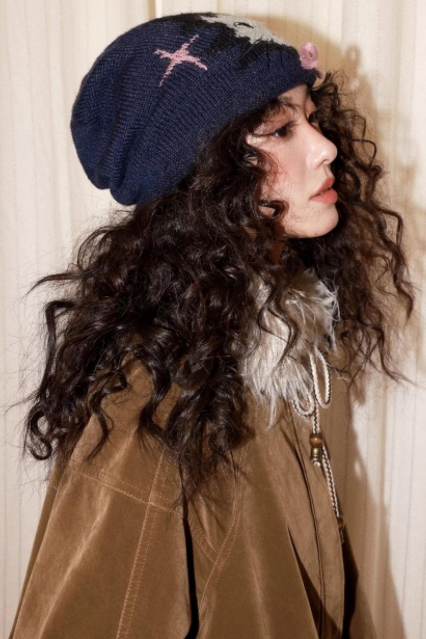 Knitted Cat Beanie Hat