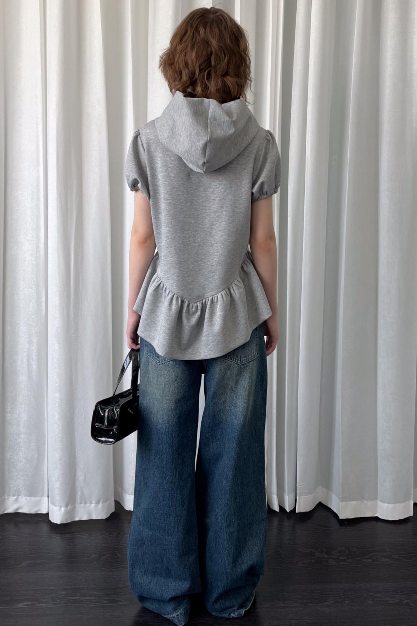 Gray Hooded Tee
