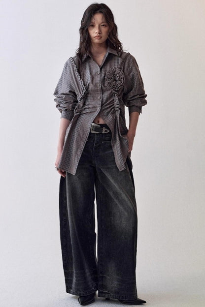 Straight Leg Gradient Scimitar Jeans