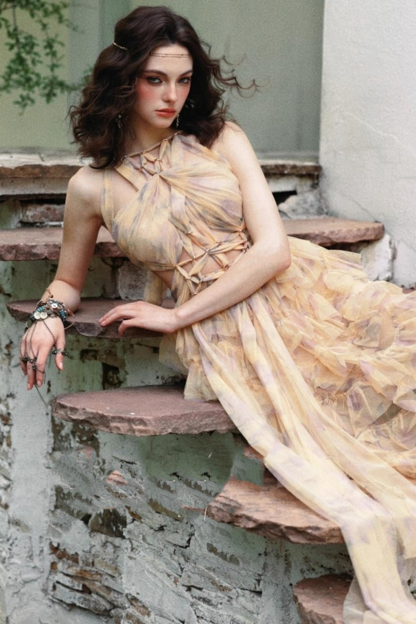 Wandering Wave Holiday Dress