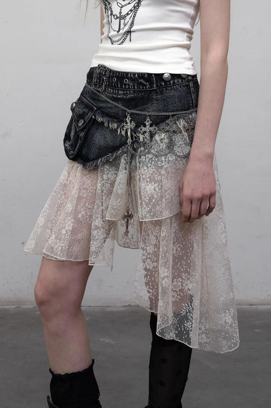 Lace Bustier Skirt