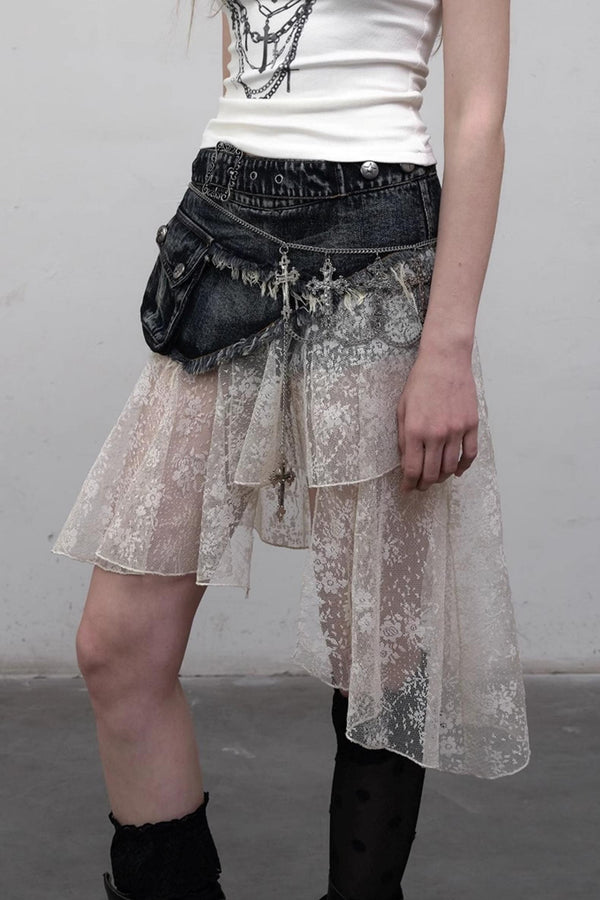 Lace Bustier Skirt