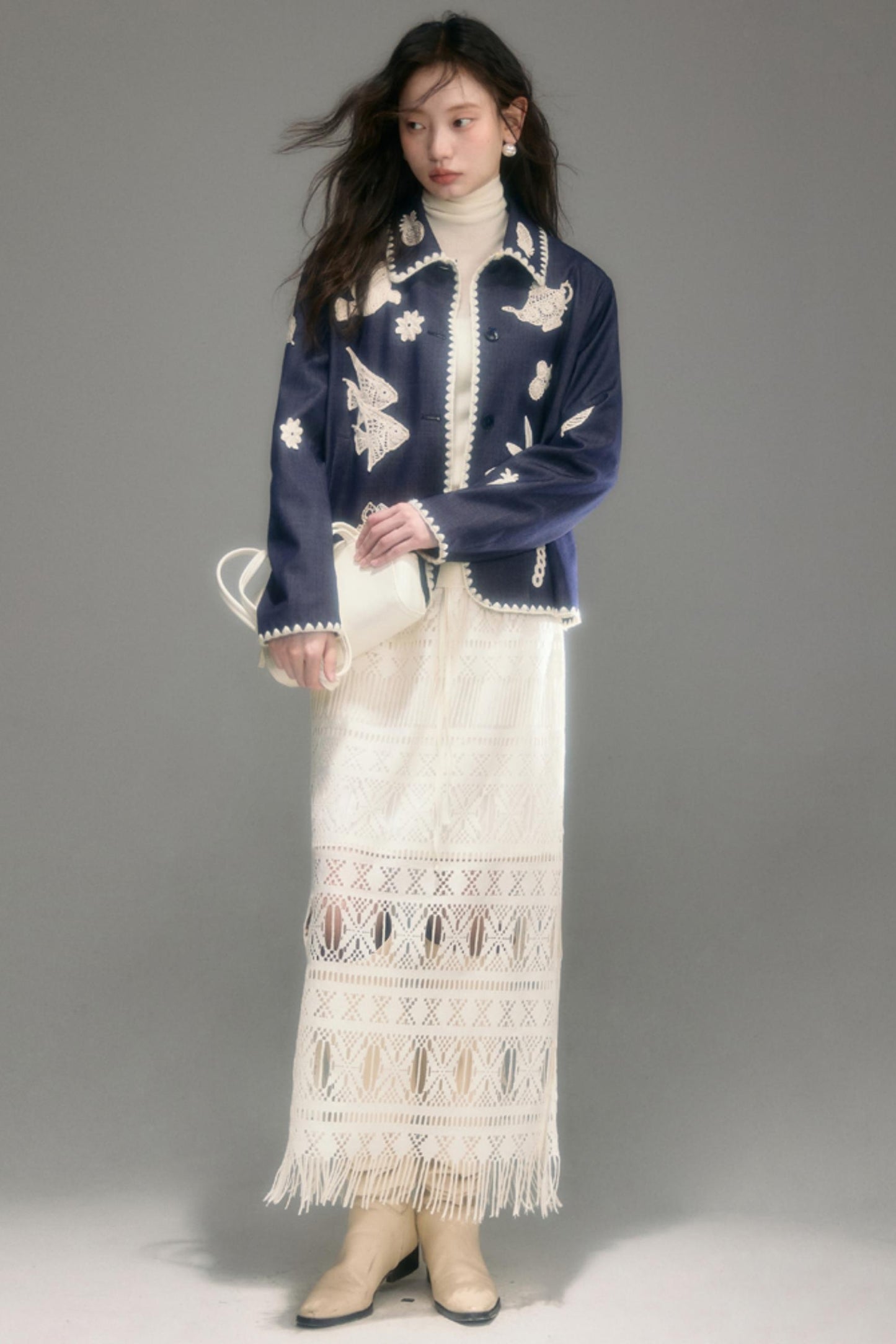 Original Monologue Fringe Skirt