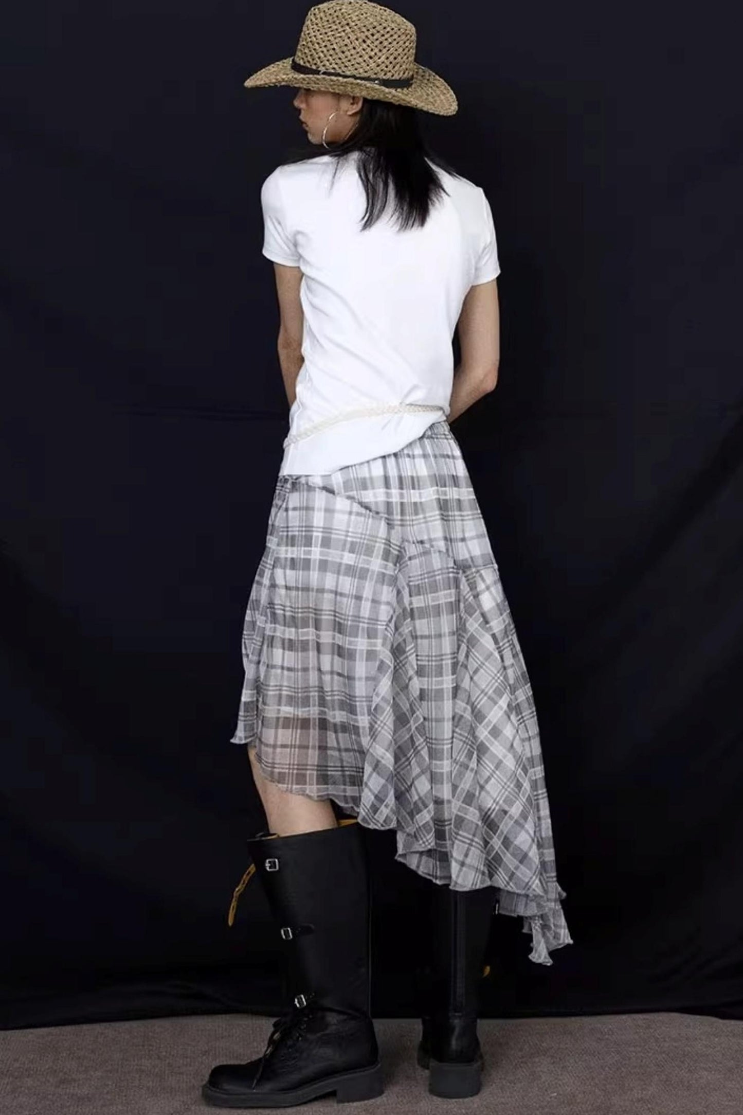 Summer Ruffled Irregular Skirt