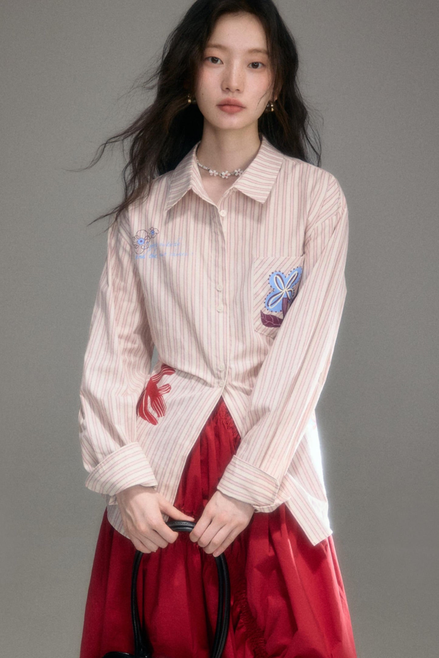 Flying Lily Striped Shirt