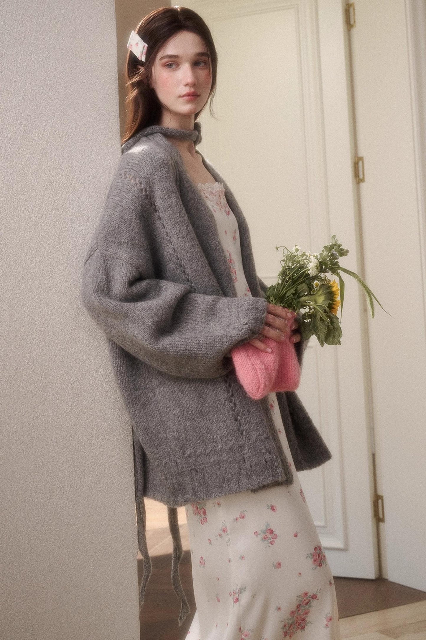 Comfortable Baby Powder Top & Skirt Set-Up