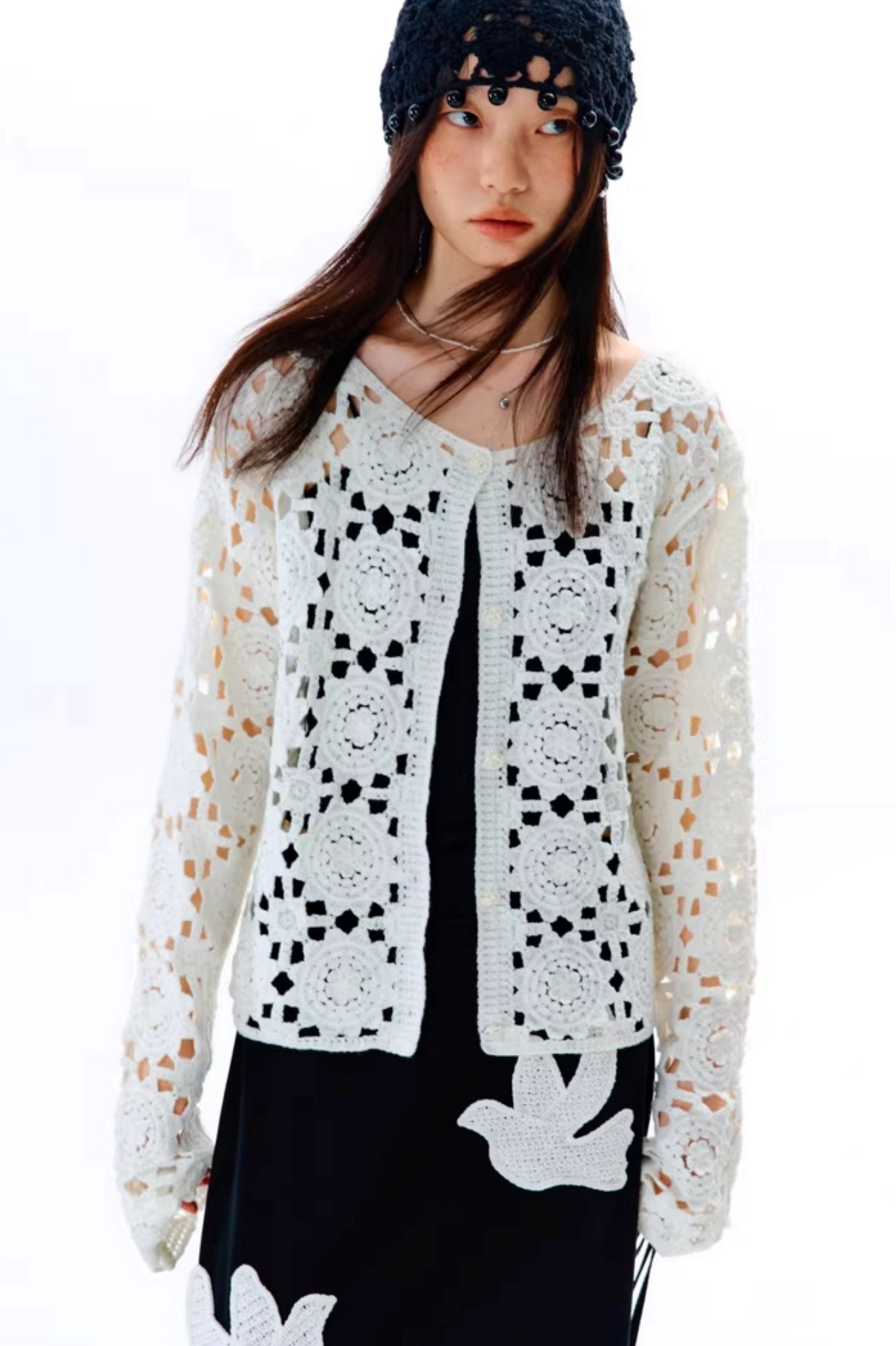 Floral Dream Häkeljacke