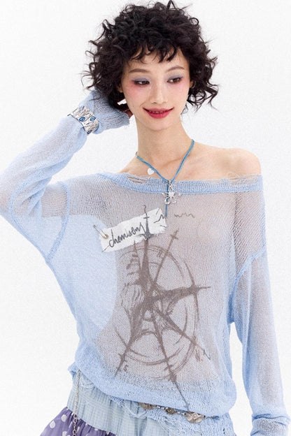 Dual-Tone Strapless Blouse