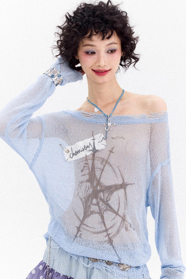 Dual-Tone Strapless Blouse