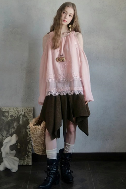 Frida Rose Lace Blouse