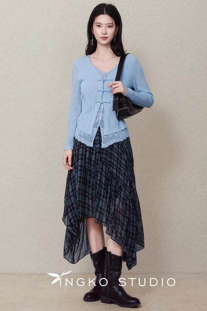 Ingko Cloud Blue Cardigan