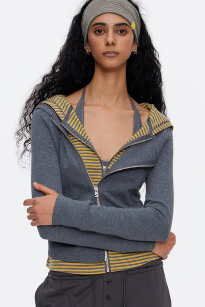 Deconstructed Patchwork Sweatshirt
