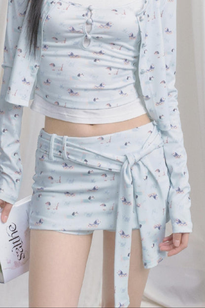 Puppy Fudge Cozy Trio Set-Up