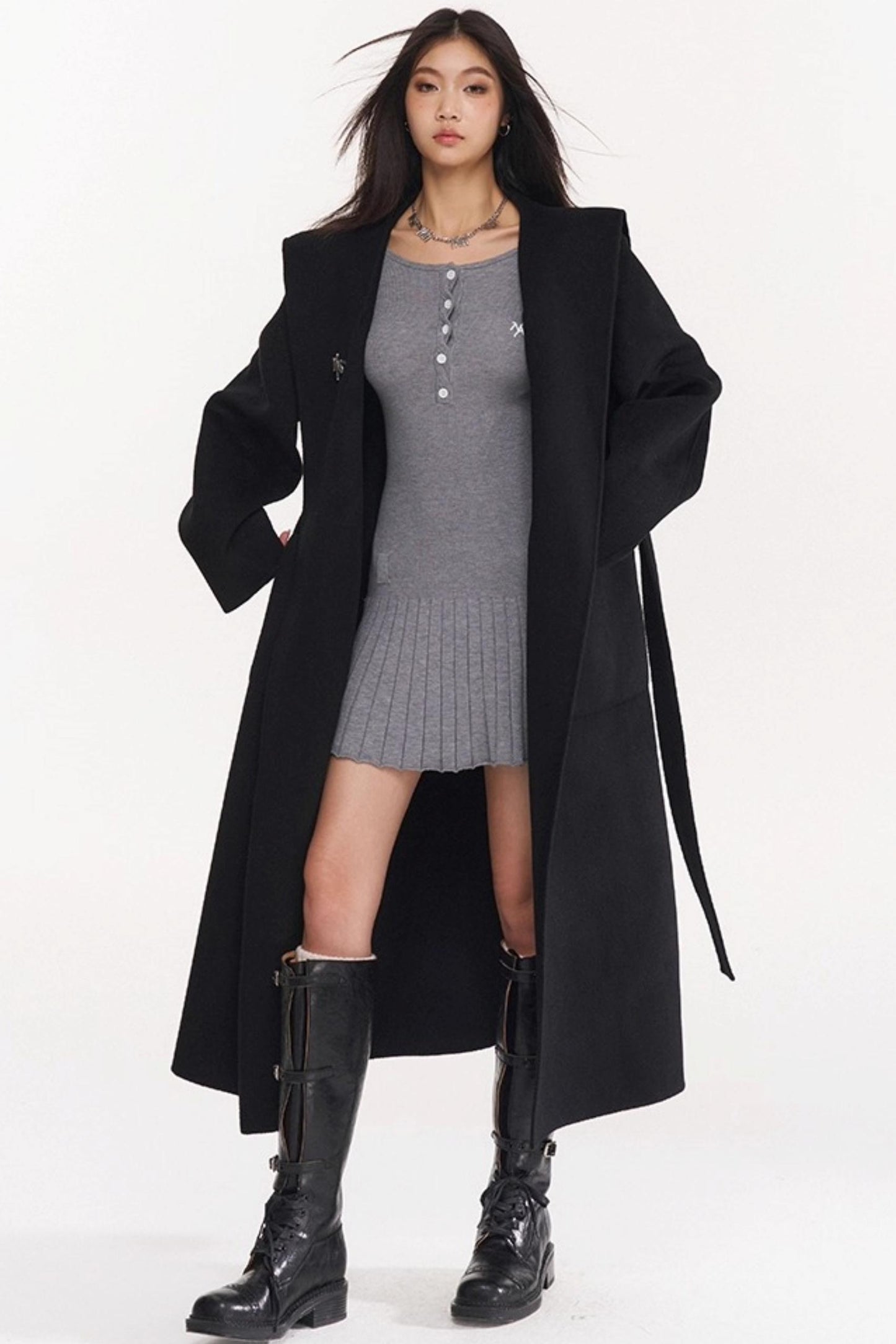 Classic Cable Knit Dress