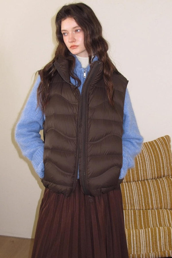 Moonlight Irregular Down Vest