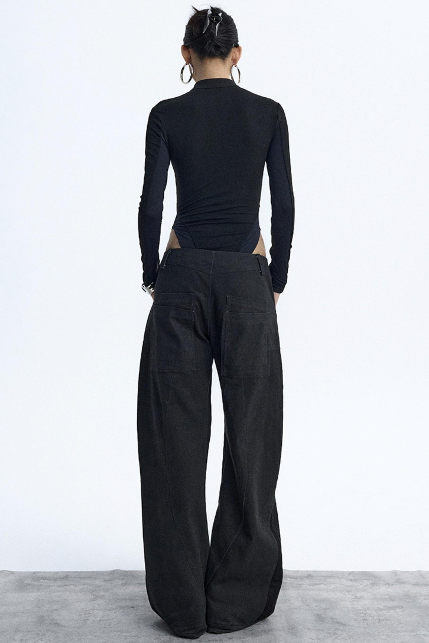 Reflective Stripe Biker Jumpsuit Top