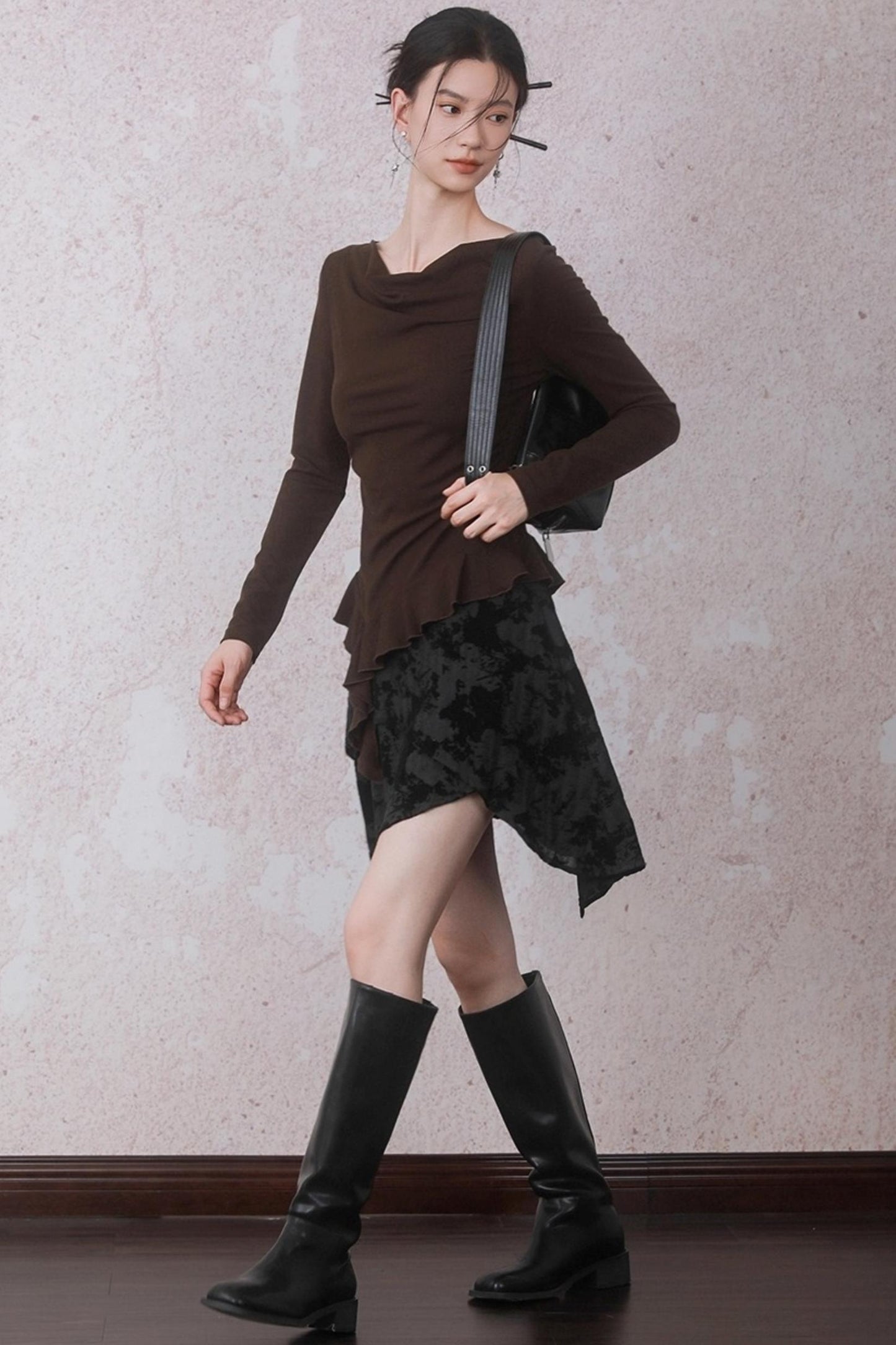 Autumn Cocoa Brown T-shirt