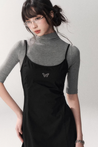 Retro Pure Cotton A-Line Dress