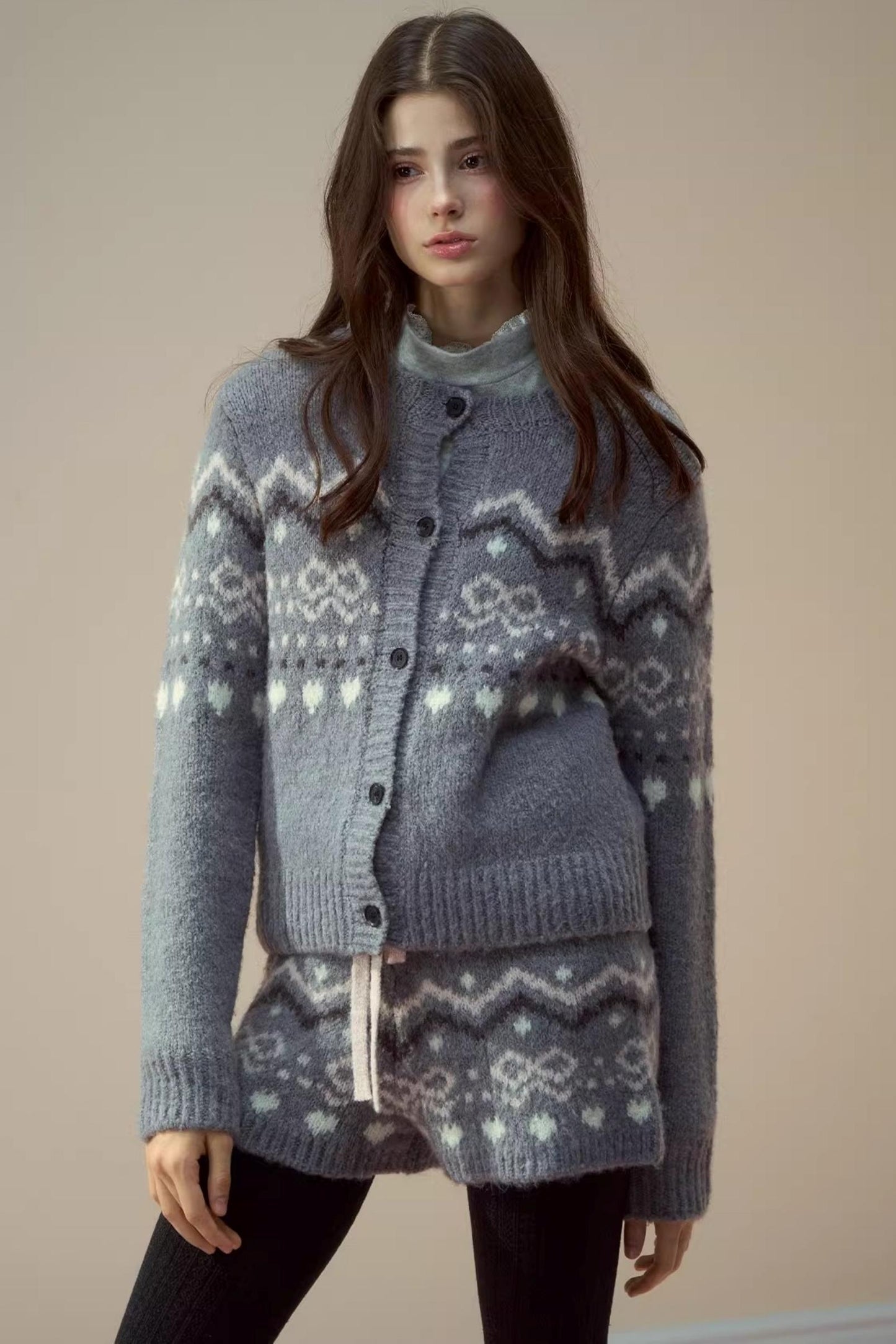 Sunset Knitted Jacket Set-Up