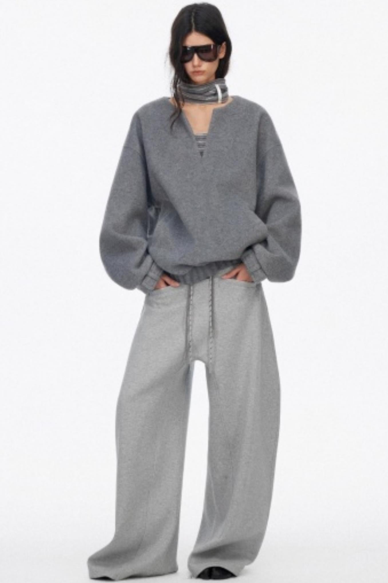 Casual Fleece Loose Sweatpants