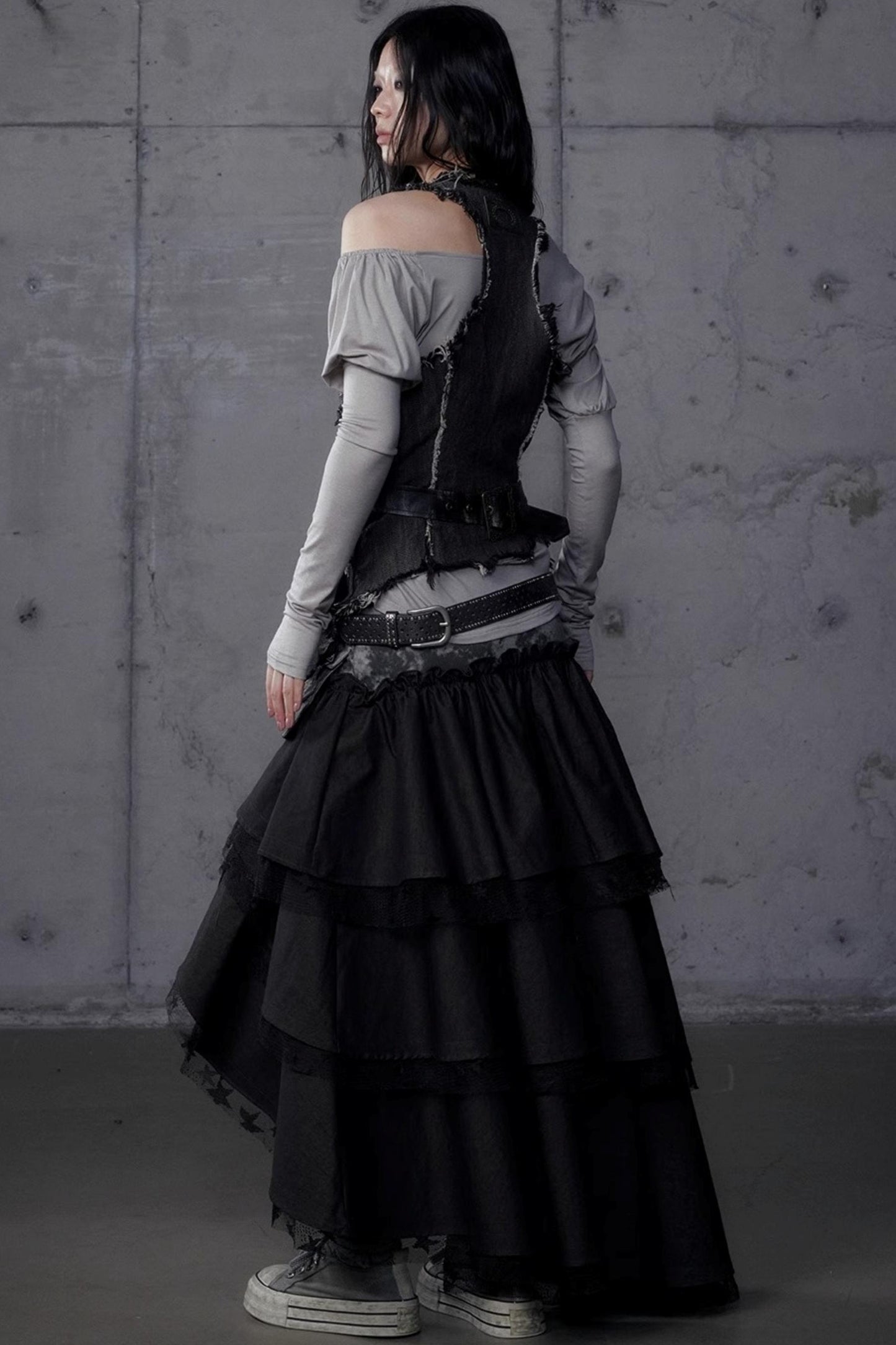 Workwear Waist Denim Vest