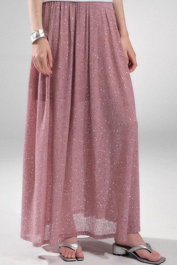 Stretch Knit Silver Top Set-Up