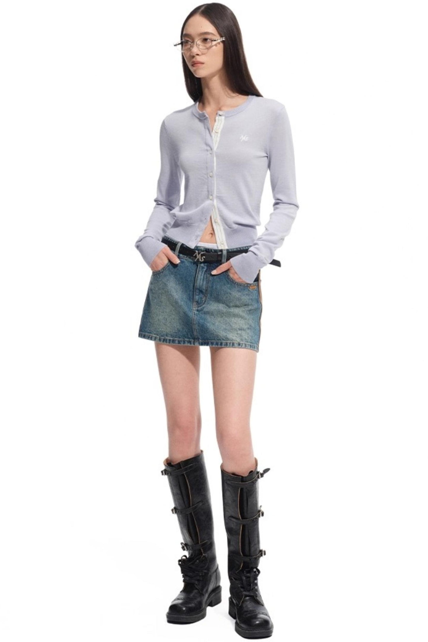 Rosemary Silk Wool Knit Cardigan